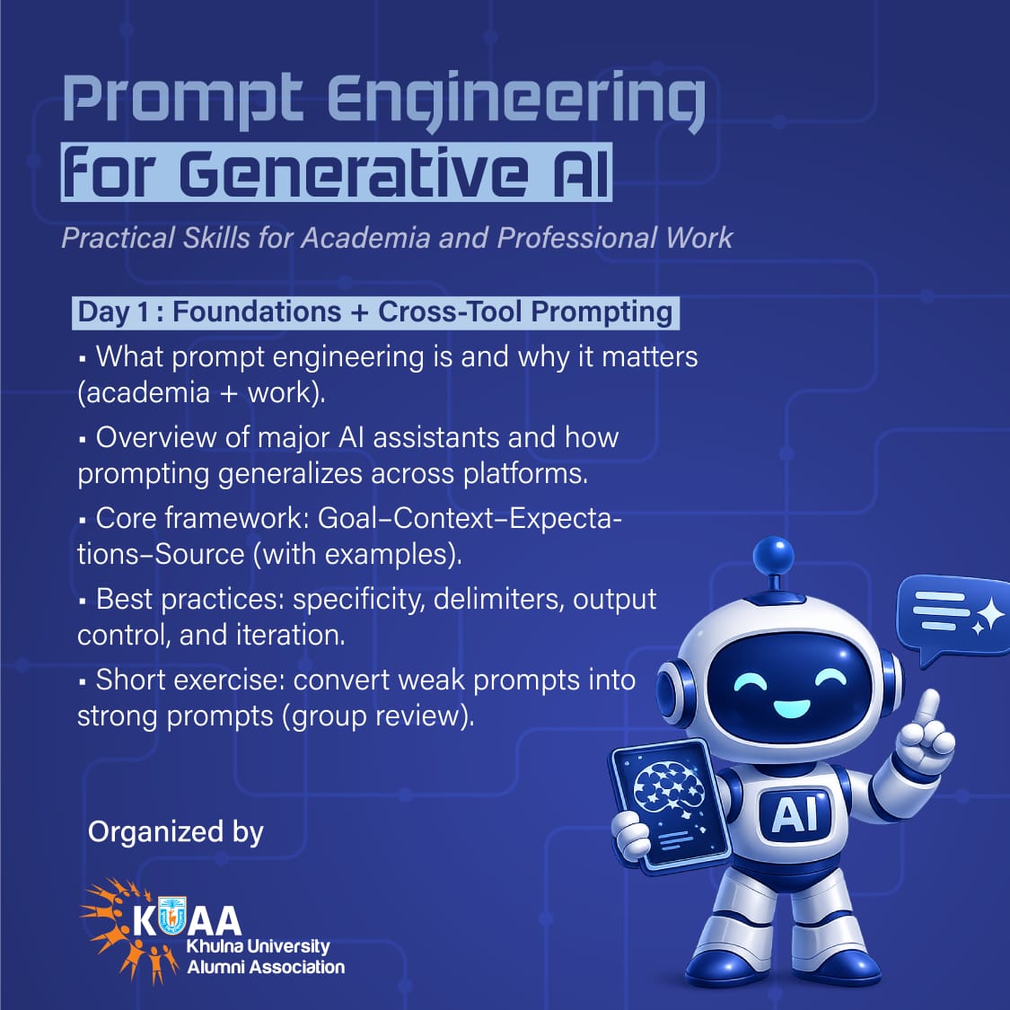 Prompt Engineering for Generative AI